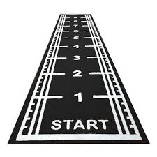 Sled Track Grass with Marking - 10 x 2 Meters (Black)
